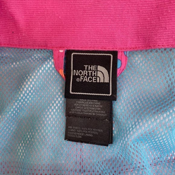 The North Face HyVent Rain Jacket Girls Kids Size XL 18 Windbreaker Pink - Picture 8 of 9